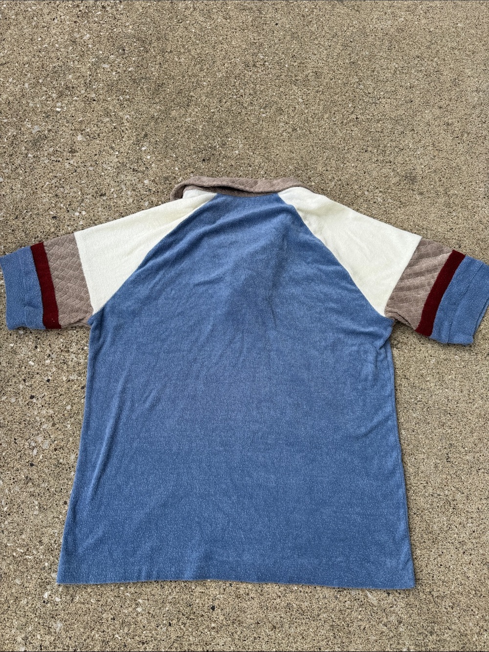 Vintage 70s Alfie Terrycloth Top Size L - Picture 5 of 7